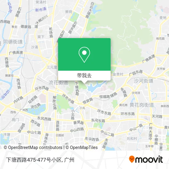 下塘西路475-477号小区地图