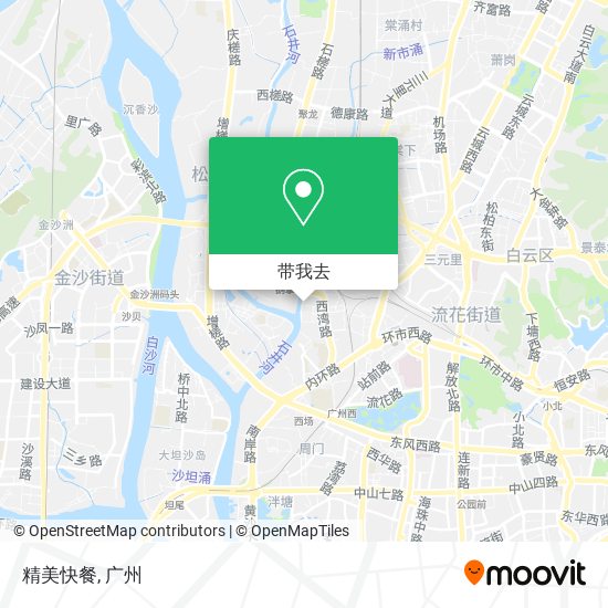 精美快餐地图