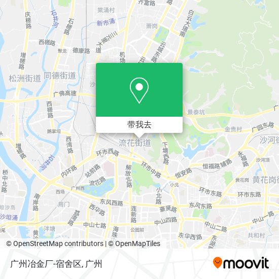 广州冶金厂-宿舍区地图