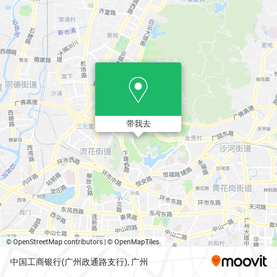 中国工商银行(广州政通路支行)地图