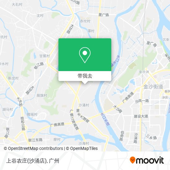 上谷农庄(沙涌店)地图