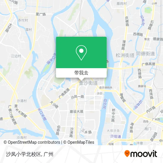 沙凤小学北校区地图