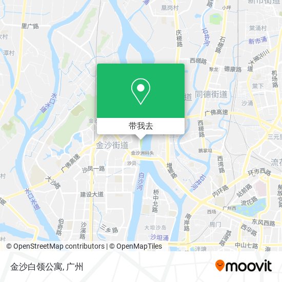 金沙白领公寓地图