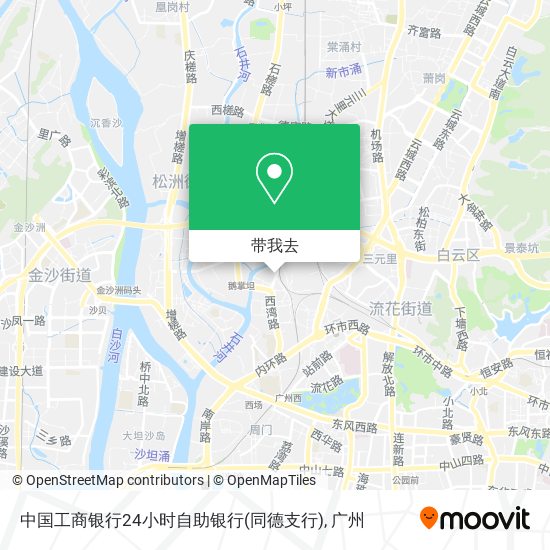 中国工商银行24小时自助银行(同德支行)地图
