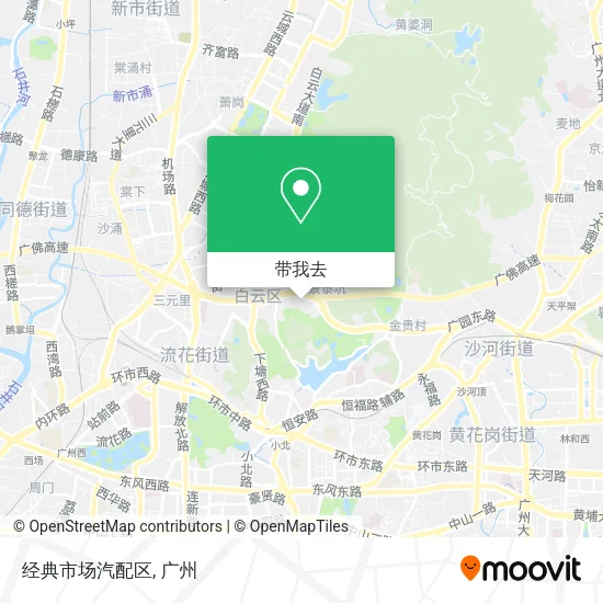 经典市场汽配区地图