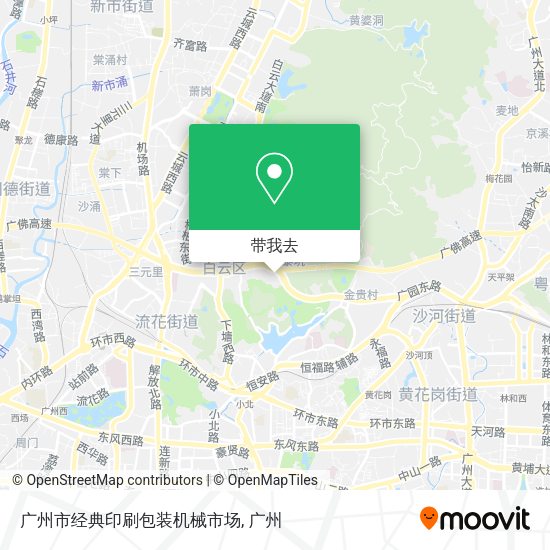 广州市经典印刷包装机械市场地图
