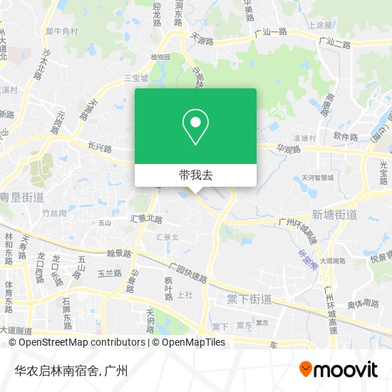 华农启林南宿舍地图