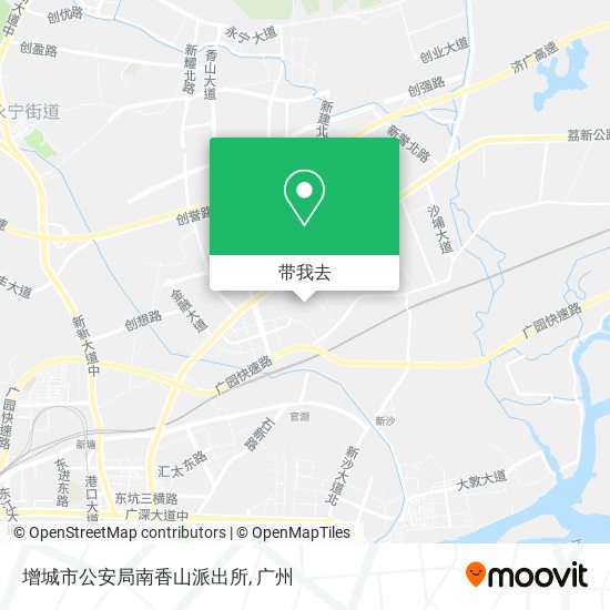 增城市公安局南香山派出所地图