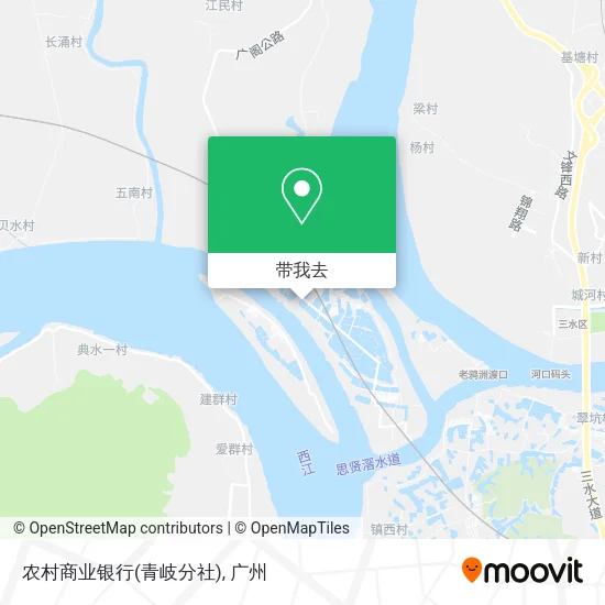 农村商业银行(青岐分社)地图