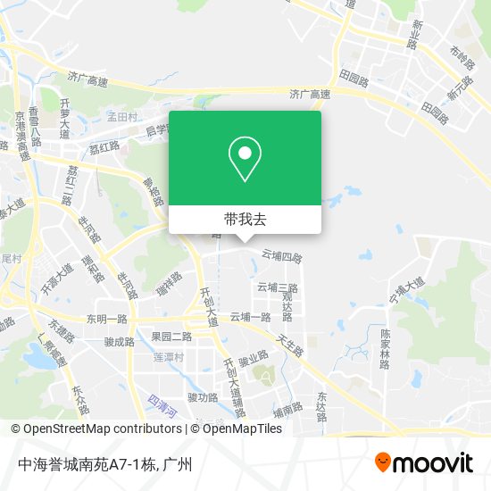 中海誉城南苑A7-1栋地图