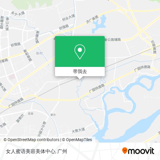女人蜜语美容美体中心地图