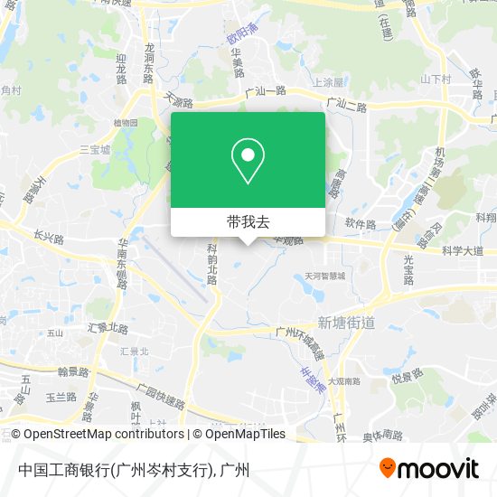中国工商银行(广州岑村支行)地图