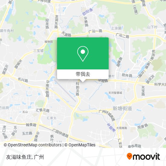 友滋味鱼庄地图