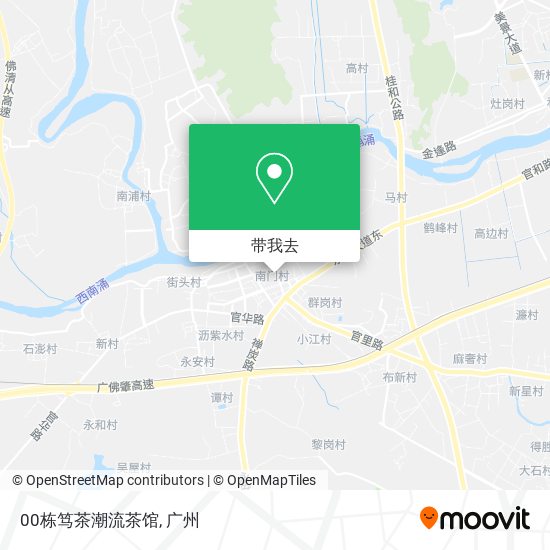00栋笃茶潮流茶馆地图