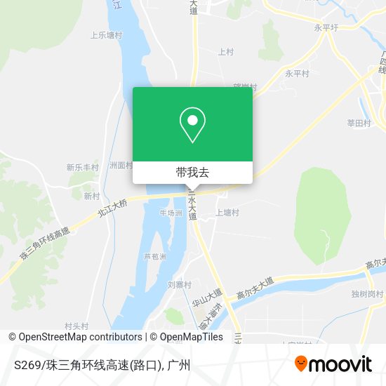 S269/珠三角环线高速(路口)地图