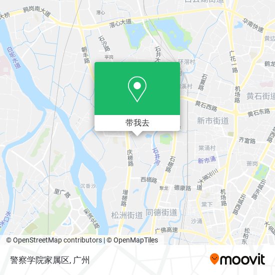 警察学院家属区地图