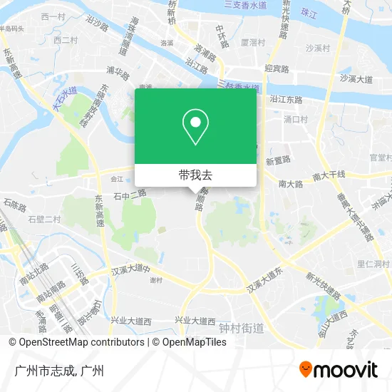 广州市志成地图
