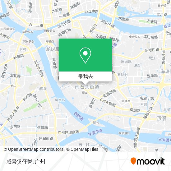 咸骨煲仔粥地图