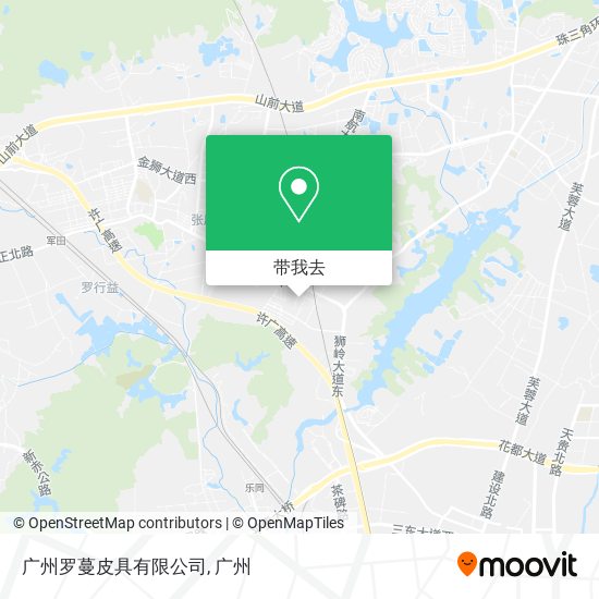 广州罗蔓皮具有限公司地图