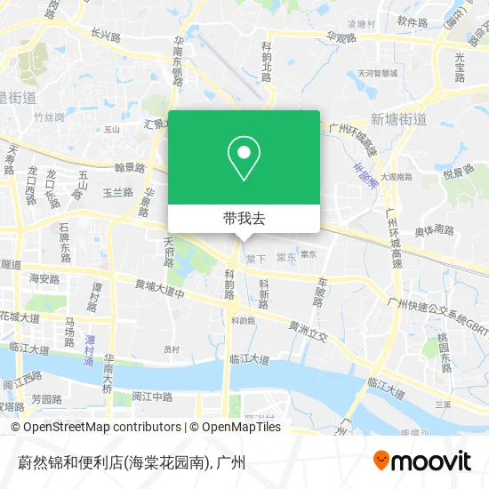 蔚然锦和便利店(海棠花园南)地图