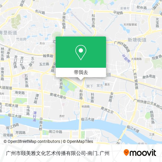 广州市颐美雅文化艺术传播有限公司-南门地图
