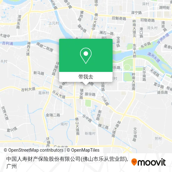 中国人寿财产保险股份有限公司(佛山市乐从营业部)地图
