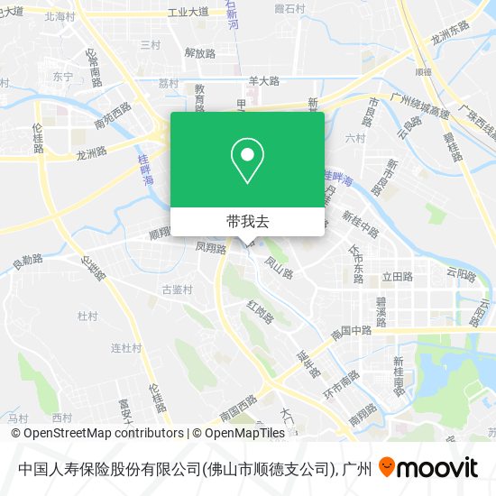中国人寿保险股份有限公司(佛山市顺德支公司)地图