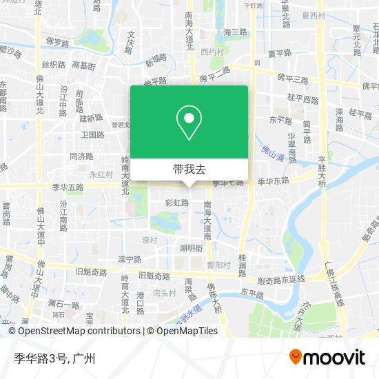 季华路3号地图