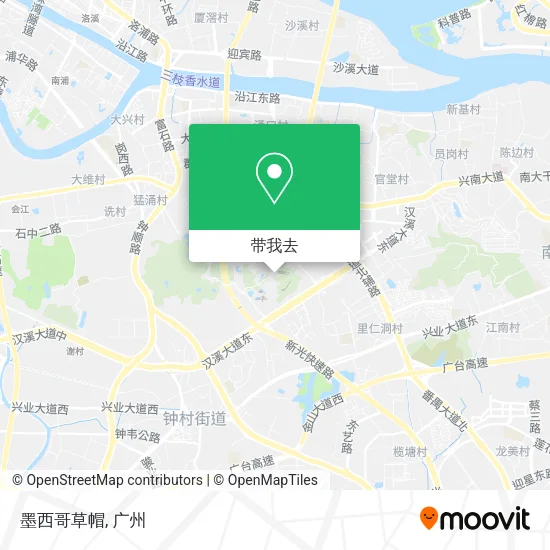 墨西哥草帽地图