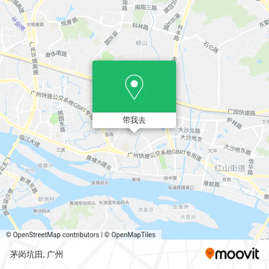 茅岗坑田地图