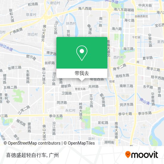 喜德盛超轻自行车地图