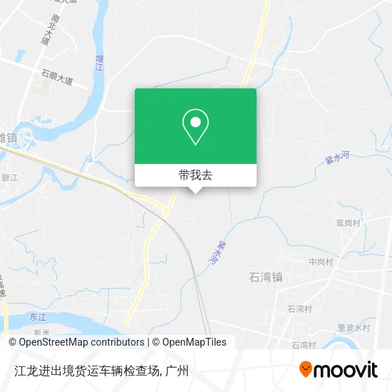 江龙进出境货运车辆检查场地图