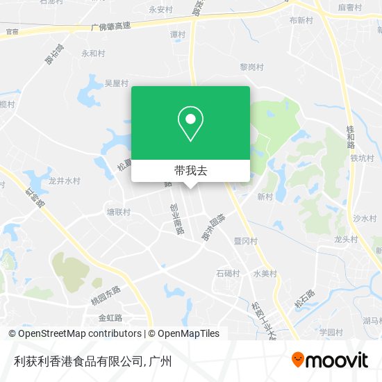 利获利香港食品有限公司地图