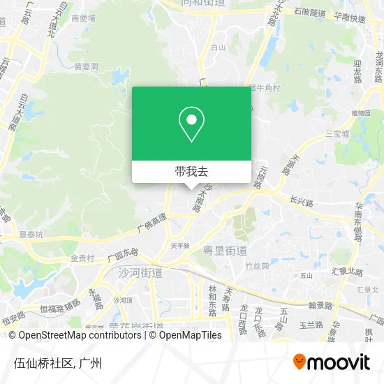 伍仙桥社区地图