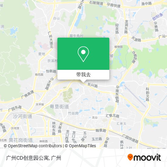 广州CD创意园公寓地图