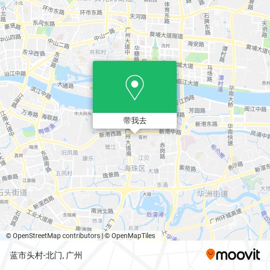 蓝市头村-北门地图