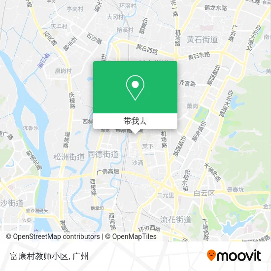 富康村教师小区地图
