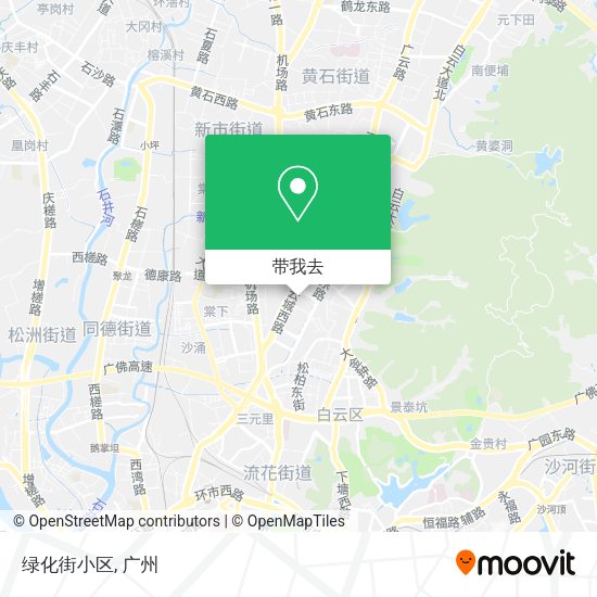 绿化街小区地图