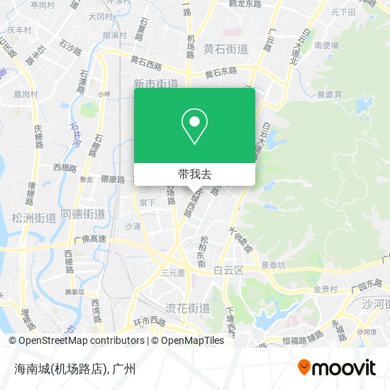 海南城(机场路店)地图
