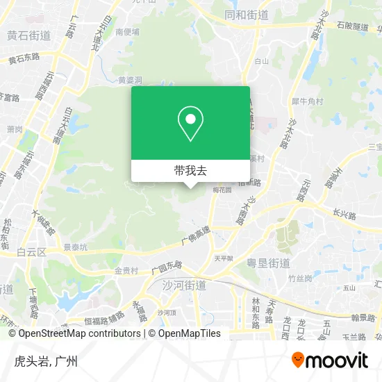 虎头岩地图