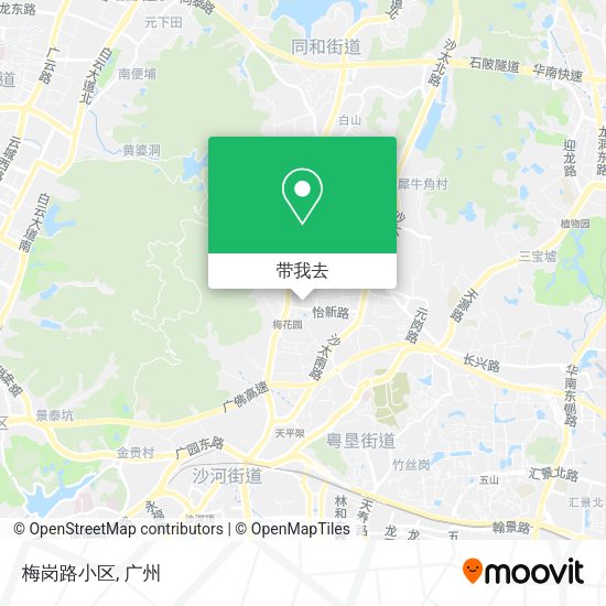 梅岗路小区地图