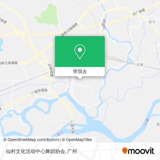 仙村文化活动中心舞蹈协会地图