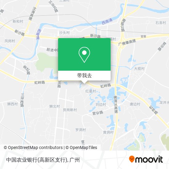 中国农业银行(高新区支行)地图