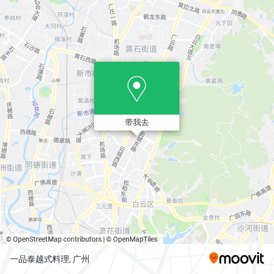 一品泰越式料理地图