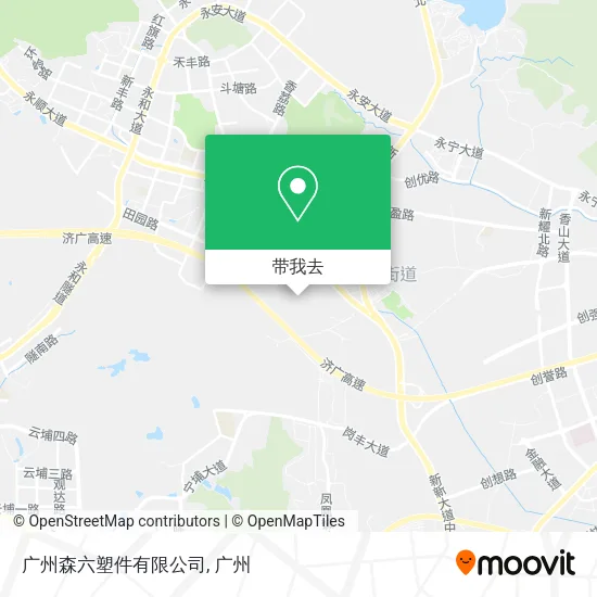 广州森六塑件有限公司地图