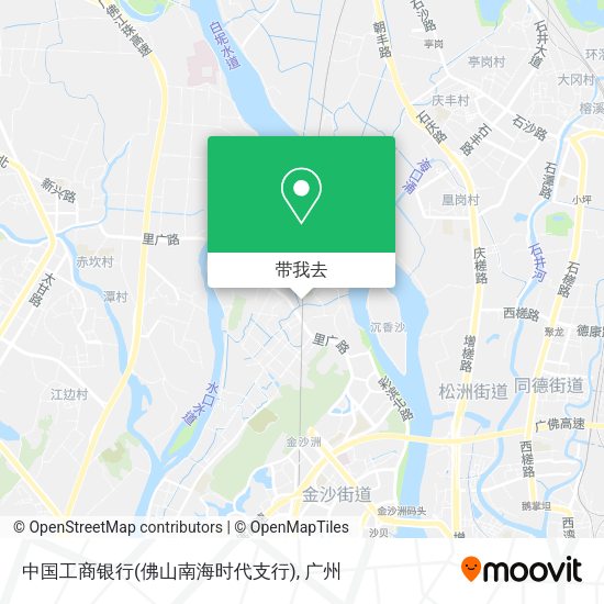 中国工商银行(佛山南海时代支行)地图