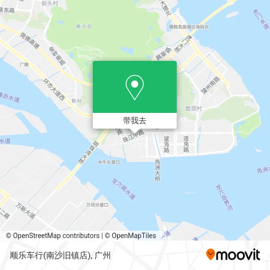 顺乐车行(南沙旧镇店)地图