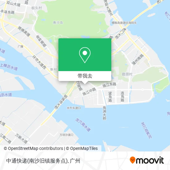 中通快递(南沙旧镇服务点)地图