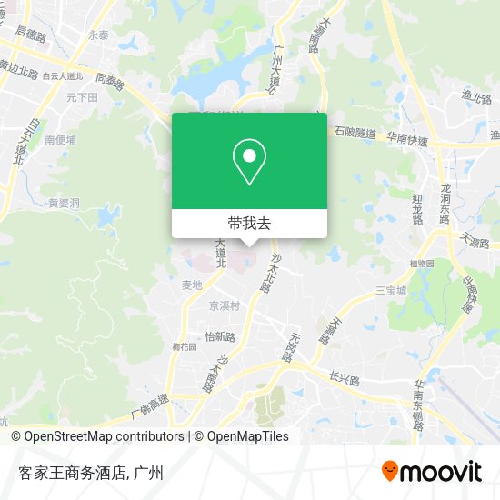 客家王商务酒店地图