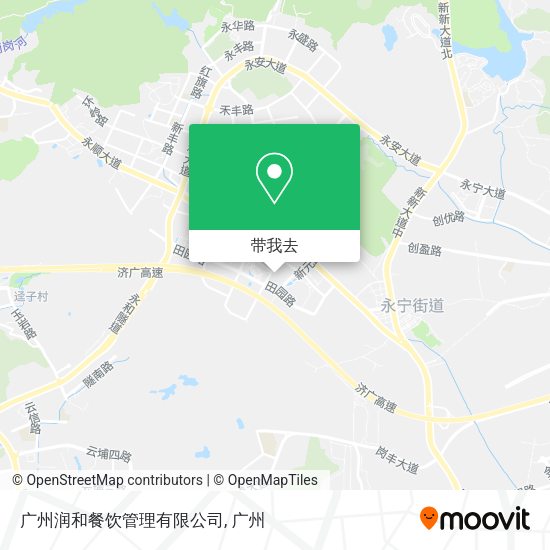 广州润和餐饮管理有限公司地图
